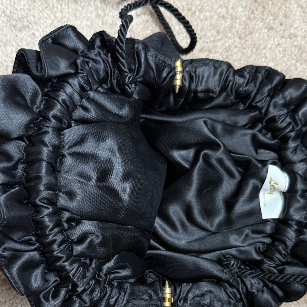 Letty Vintage Elegant Black Evening Bag - Picture 4 of 7